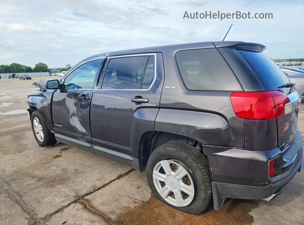 2GKALMEK8G6317401 2016 GMC TERRAIN Gray Հետևի ձախ