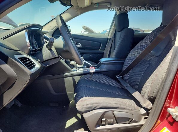 2GKALMEK8H6101131 2017 GMC TERRAIN Red Вид салону спереду