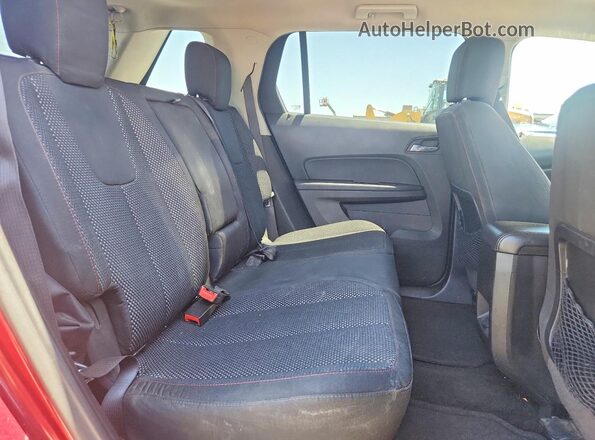 2GKALMEK8H6101131 2017 GMC TERRAIN Red Вид задніх сидінь