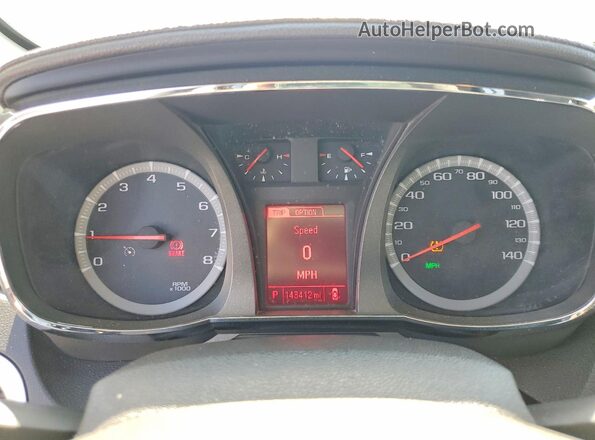 2GKALMEK8H6101131 2017 GMC TERRAIN Red Вид щитка приладів