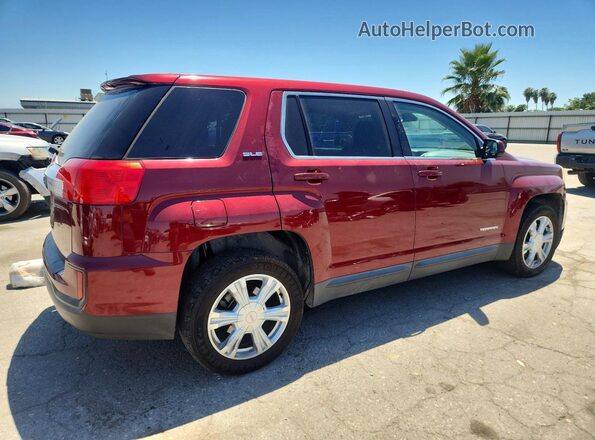 2GKALMEK8H6101131 2017 GMC TERRAIN Red Задня права чверть