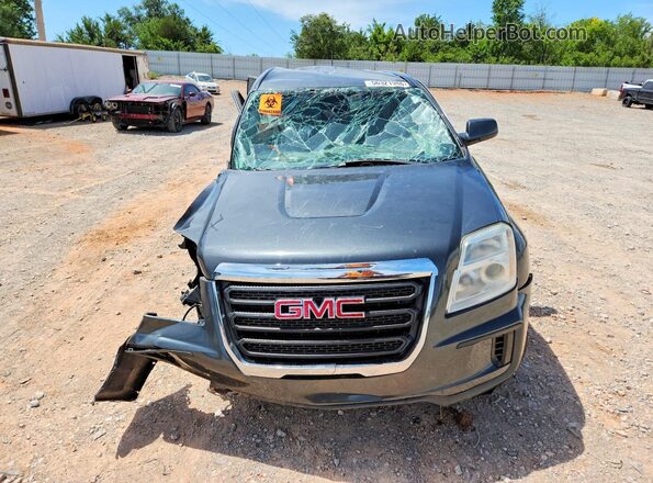 2GKALMEK8H6235556 2017 GMC TERRAIN Gray Front view