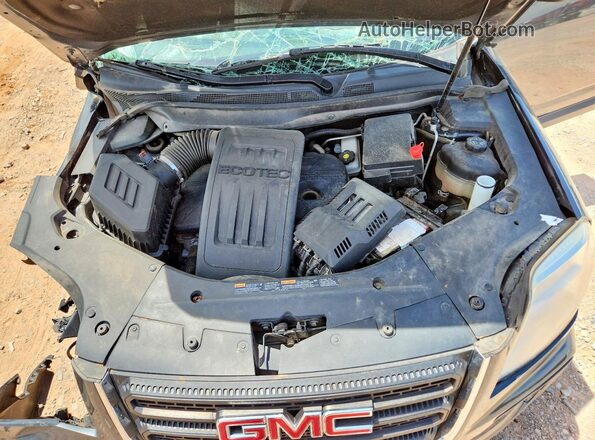 2GKALMEK8H6235556 2017 GMC TERRAIN Gray Engine compartment view