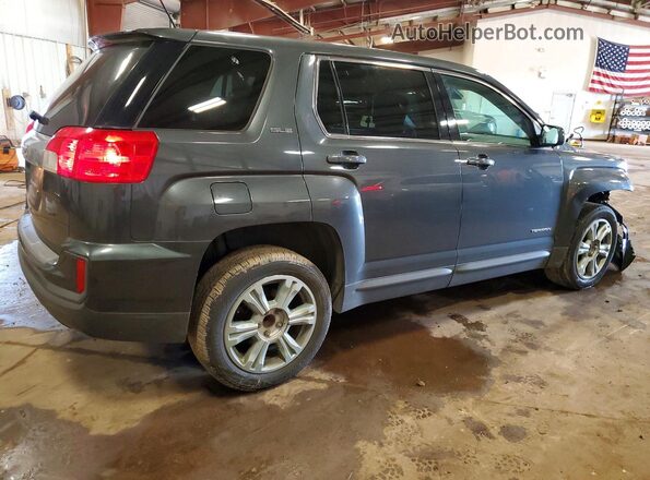 2GKALMEK8H6283445 2017 GMC TERRAIN Gray Tył prawy