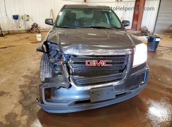 2GKALMEK8H6283445 2017 GMC TERRAIN Gray Widok z przodu