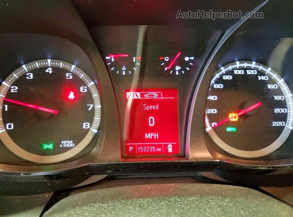 2GKALMEK8H6283445 2017 GMC TERRAIN Gray Widok zestawu wskaźników