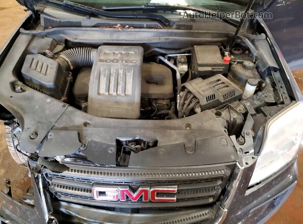 2GKALMEK8H6283445 2017 GMC TERRAIN Gray Widok komory silnika