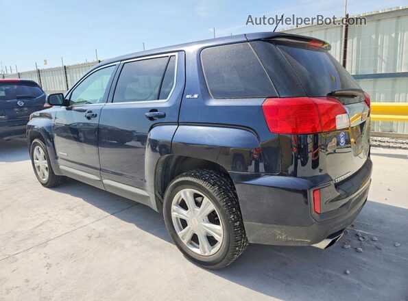 2GKALMEK8H6313138 2017 GMC TERRAIN Синий Задняя левая четверть