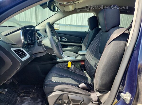 2GKALMEK8H6313138 2017 GMC TERRAIN Синий Вид салона спереди