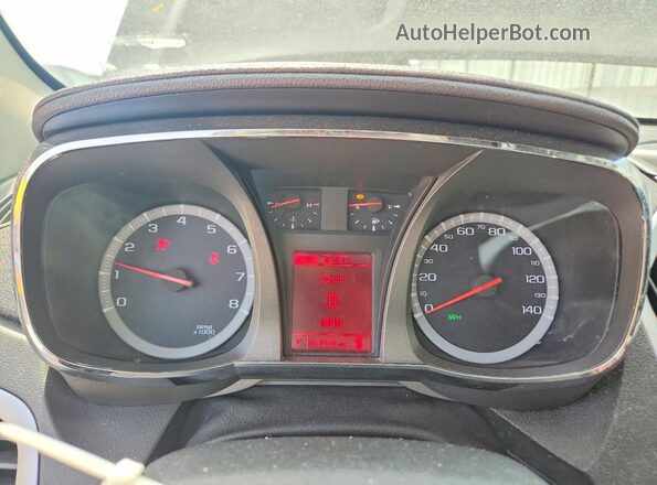 2GKALMEK8H6313138 2017 GMC TERRAIN Синий Вид щитка приборов