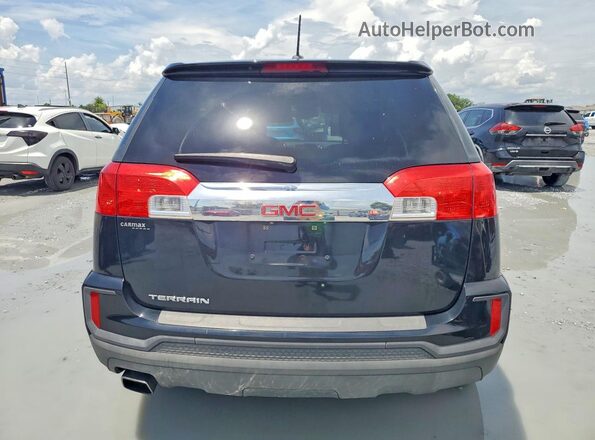 2GKALMEK9G6165953 2016 GMC TERRAIN Black Հետևի տեսք
