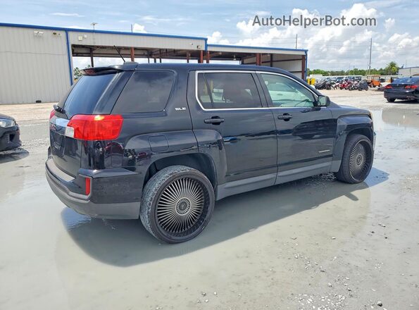 2GKALMEK9G6165953 2016 GMC TERRAIN Black Հետևի աջ
