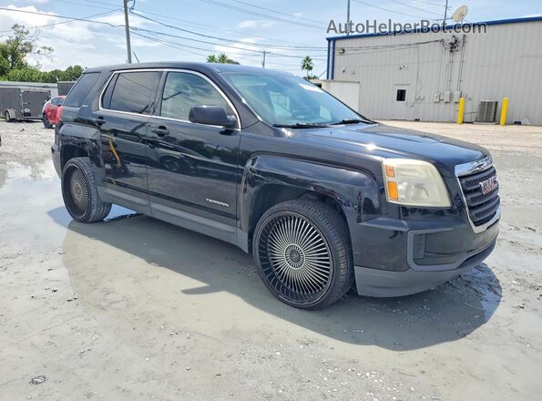 2GKALMEK9G6165953 2016 GMC TERRAIN Black Առջևի աջ