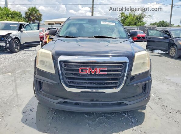 2GKALMEK9G6165953 2016 GMC TERRAIN Black Դիմացի տեսք