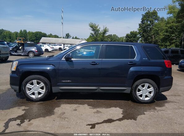 2GKALMEK9G6180923 2016 GMC TERRAIN Blue Widok wnętrza 360 stopni