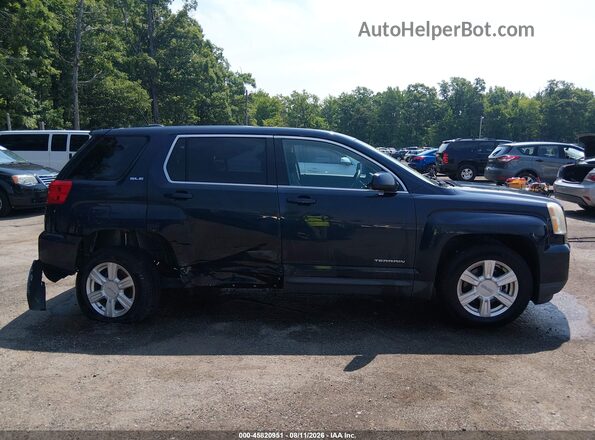 2GKALMEK9G6180923 2016 GMC TERRAIN Blue Widok wnętrza z tyłu