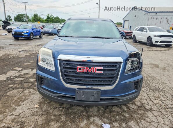 2GKALMEK9G6242921 2016 GMC TERRAIN Blue Вид спереду