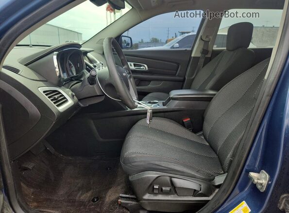 2GKALMEK9G6242921 2016 GMC TERRAIN Blue Вид салону спереду
