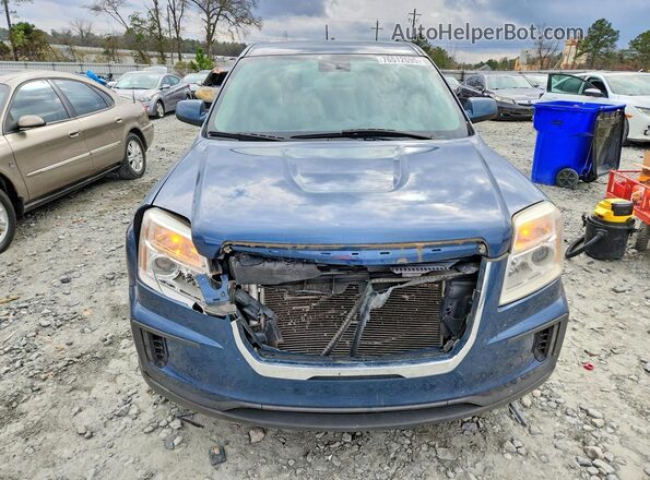 2GKALMEK9H6120867 2017 GMC TERRAIN Blue Vista frontal