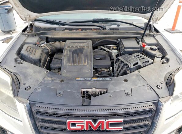 2GKALMEK9H6224663 2017 GMC TERRAIN White Սալոնի հետևի տեսք