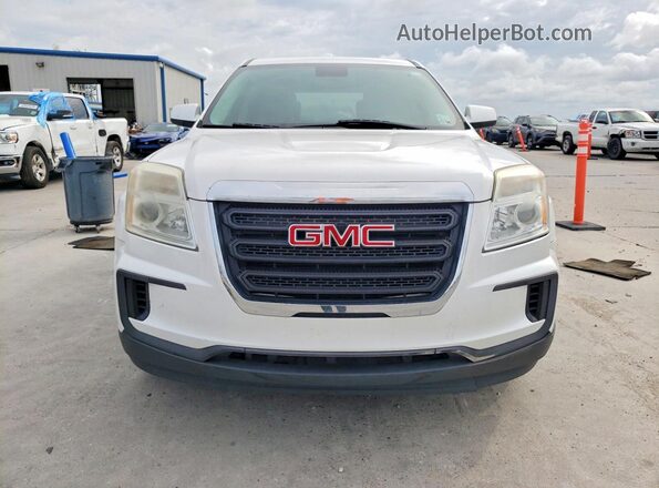 2GKALMEK9H6224663 2017 GMC TERRAIN White Դիմացի տեսք