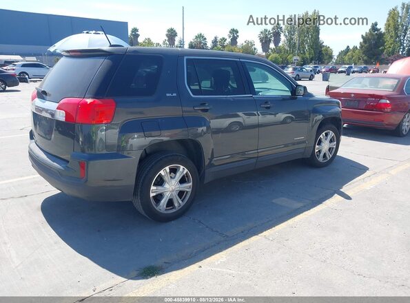 2GKALMEK9H6314833 2017 GMC TERRAIN Черный Задняя правая четверть