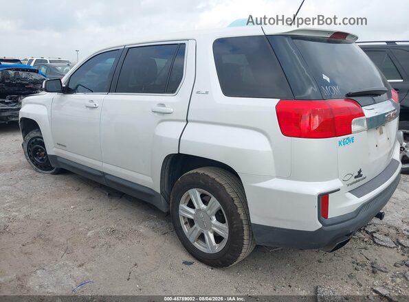2GKALMEKXG6113165 2016 GMC TERRAIN White Задня ліва чверть