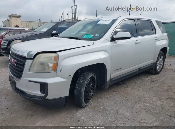 2GKALMEKXG6113165 2016 GMC TERRAIN White Передня ліва чверть