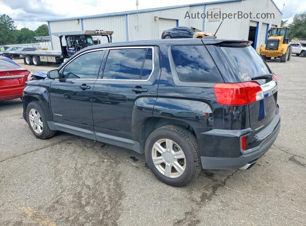 2GKALMEKXG6287494 2016 GMC TERRAIN Black Rear left