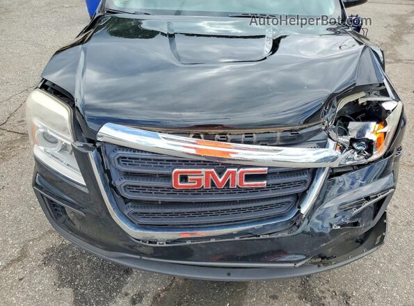 2GKALMEKXG6287494 2016 GMC TERRAIN Black Engine compartment view