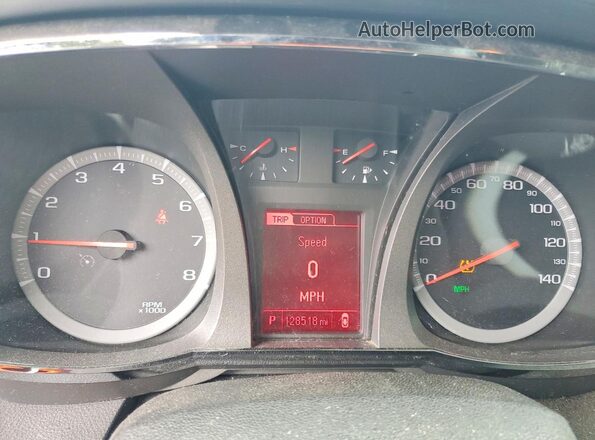 2GKALMEKXG6287494 2016 GMC TERRAIN Black Instrument cluster view