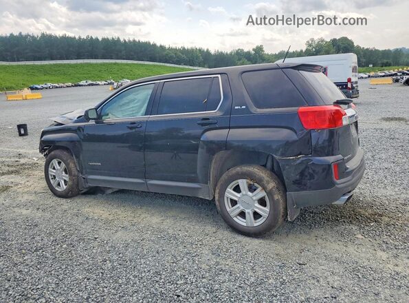 2GKALMEKXG6354692 2016 GMC TERRAIN Черный Задняя левая четверть