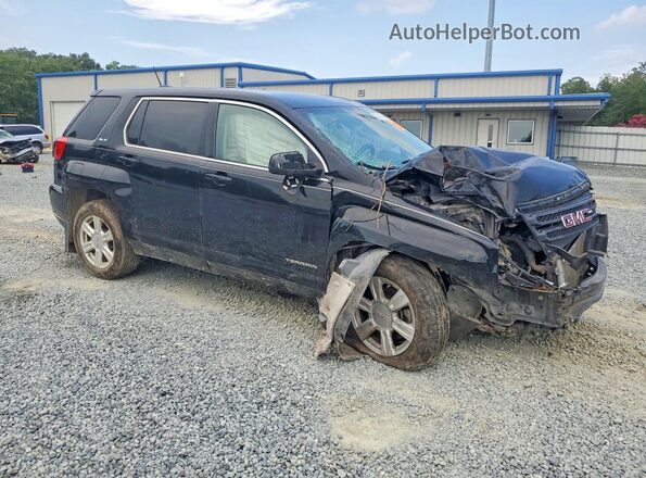 2GKALMEKXG6354692 2016 GMC TERRAIN Черный Передняя правая четверть