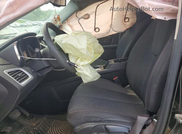2GKALMEKXG6354692 2016 GMC TERRAIN Черный Вид салона спереди