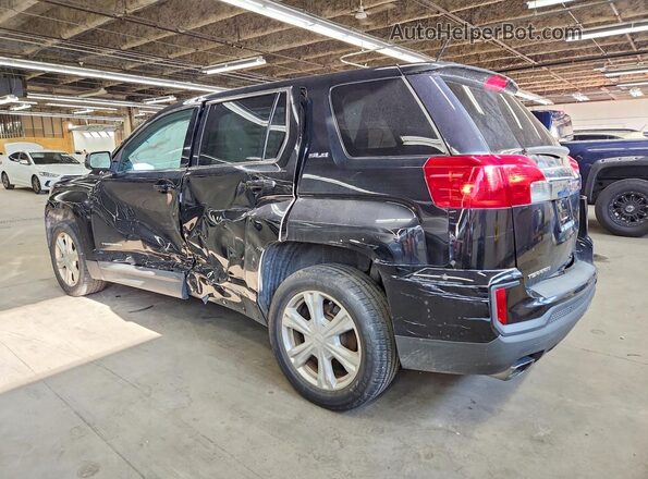 2GKALMEKXH6137788 2017 GMC TERRAIN Black Задня ліва чверть