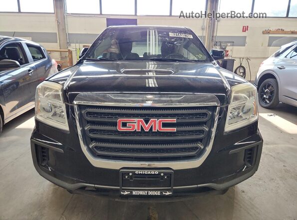 2GKALMEKXH6137788 2017 GMC TERRAIN Black Вид наклейки з VIN-кодом