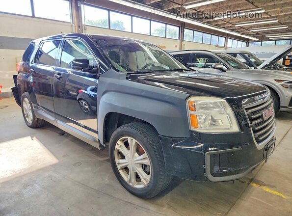 2GKALMEKXH6137788 2017 GMC TERRAIN Black Передня права чверть