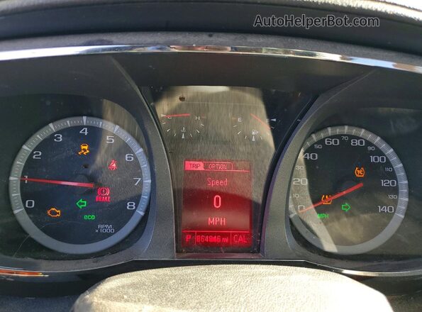 2GKALMEKXH6146040 2017 GMC TERRAIN Gray Vista del cuadro de instrumentos