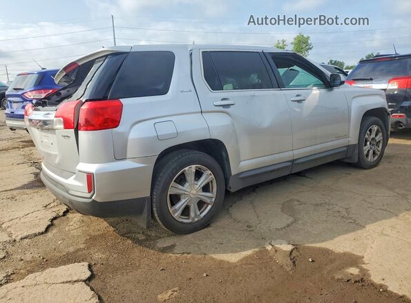 2GKALMEKXH6197666 2017 GMC TERRAIN Silver Tył prawy