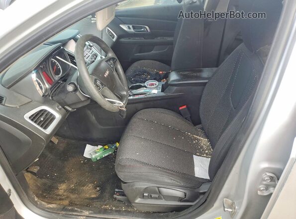 2GKALMEKXH6197666 2017 GMC TERRAIN Silver Widok wnętrza z przodu