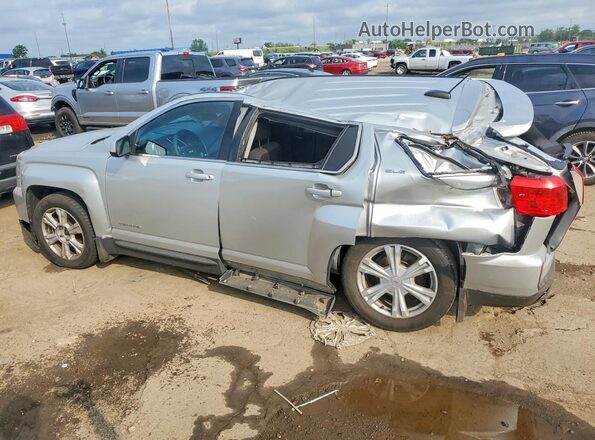 2GKALMEKXH6197666 2017 GMC TERRAIN Silver Tył lewy