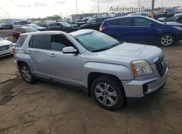 2GKALMEKXH6197666 2017 GMC TERRAIN Silver Przód prawy