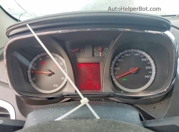 2GKALMEKXH6197666 2017 GMC TERRAIN Silver Widok zestawu wskaźników