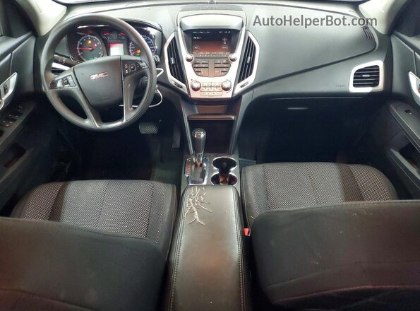 2GKALMEKXH6331477 2017 GMC TERRAIN Синий Вид панели приборов