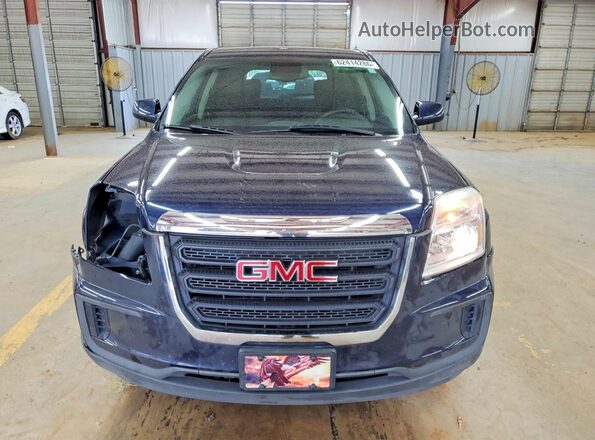 2GKALMEKXH6331477 2017 GMC TERRAIN Синий Вид спереди