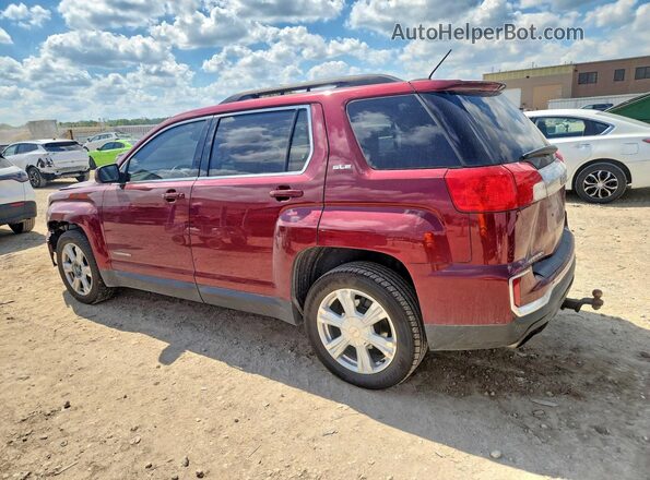 2GKALNEK1G6272971 2016 GMC TERRAIN Бордовый Задняя левая четверть