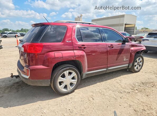 2GKALNEK1G6272971 2016 GMC TERRAIN Бордовый Задняя правая четверть