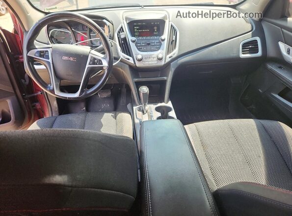 2GKALNEK1G6272971 2016 GMC TERRAIN Бордовый Вид панели приборов