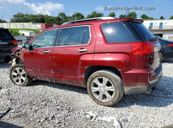 2GKALNEK1H6183788 2017 GMC TERRAIN Burgundy Հետևի ձախ