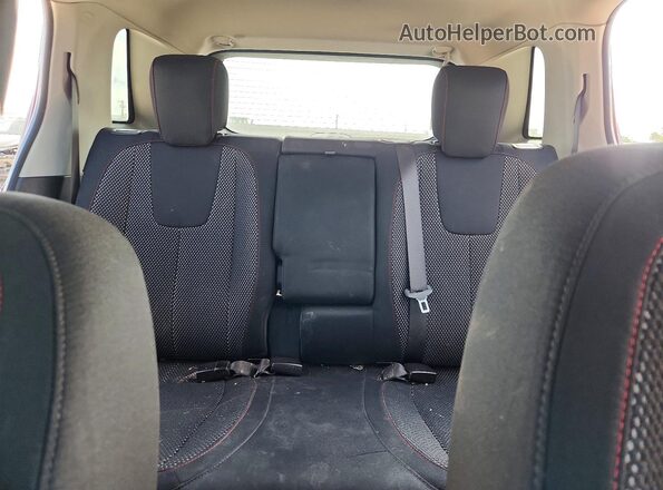 2GKALNEK5G6144779 2016 GMC TERRAIN Red Вид задніх сидінь